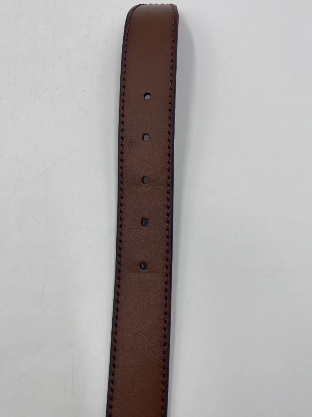 Boconi Reversible Belt Black Brown Size 42 Silver Buckle Dress Golf Work 1.25